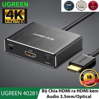Thiết bị chuyển đổi HDMI ra HDMI kèm Audio l Hỗ trợ kết nối Laptop,PC,...đến TIVI,Máy chiếu...độ phân giải lên đến 4K