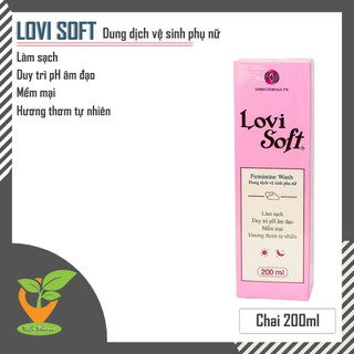 Dung dịch vệ sinh phụ nữ lovi soft - làm sạch vùng kín