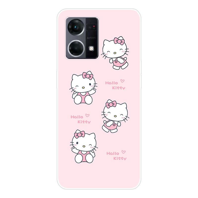 Ốp Điện Thoại TPU Dẻo Họa Tiết Hoạt Hình Dễ Thương Cho OPPO Reno8 4G OPPOReno8 4G