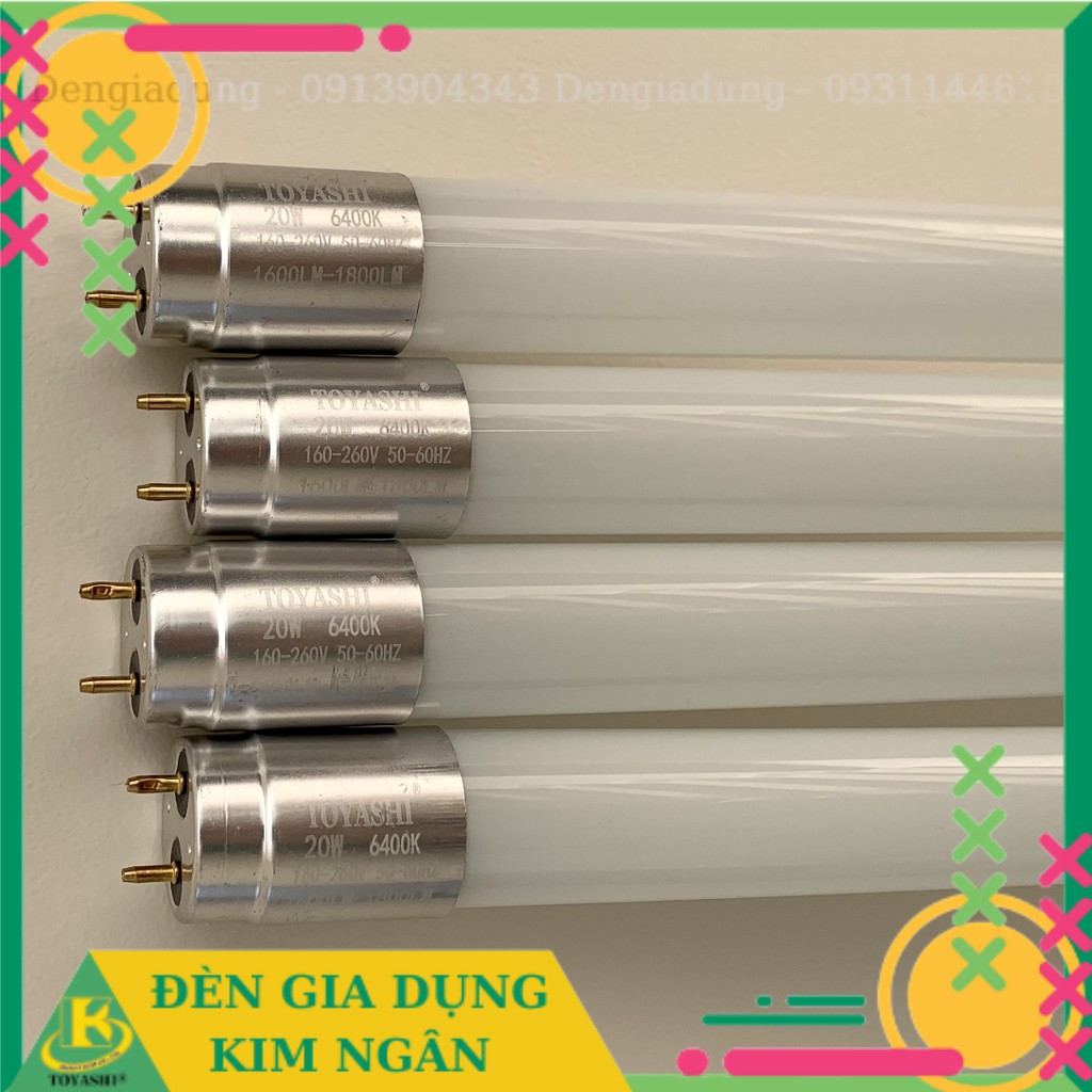 Bóng Đèn Led Tuýp 1m2 Thủy Tinh Đầu Nhôm 20W - 30W [VUI LÒNG ĐẶT TỪ 3 SP TRỞ LÊN ĐỂ TRÁNH VỠ TRONG LÚC VẬN CHUYỂN]