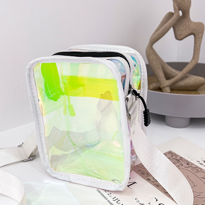 Túi Đeo Chéo Vai Bằng PVC Thời Trang Mùa Hè Cho Nữ