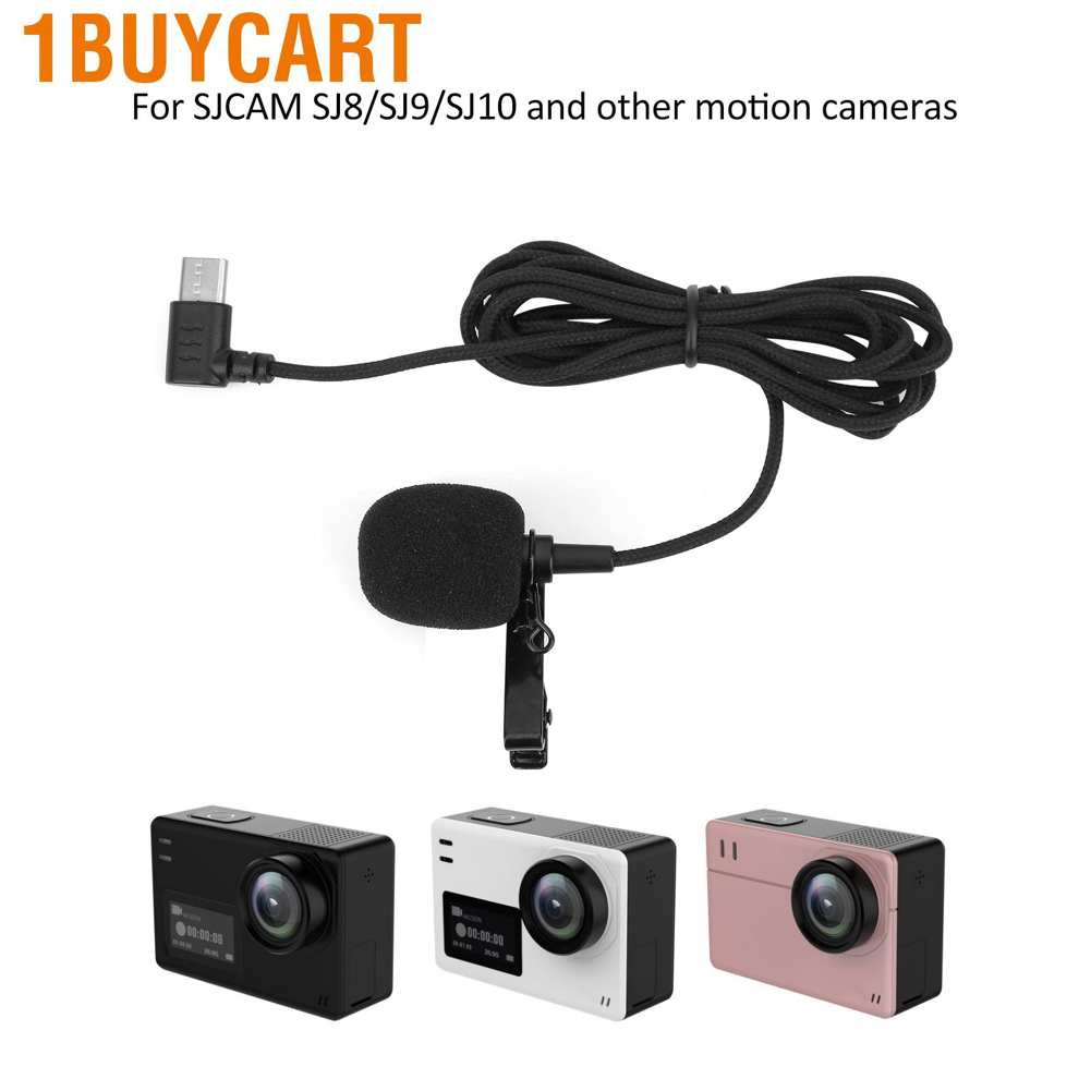 Micro Giao Diện Type C 1buycart Cho Camera Sjcam Sj8 Sj9 Sj10 Đen