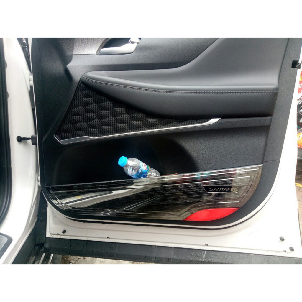 Ốp Tapli Cửa Xe Santafe đời 2019 2020 2021 mẫu titan cao cấp