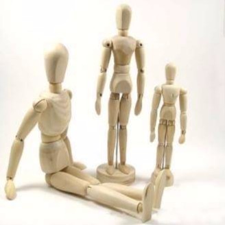 [ TÂM TÂM ]-Người gỗ, Hình nhân tạo dáng-