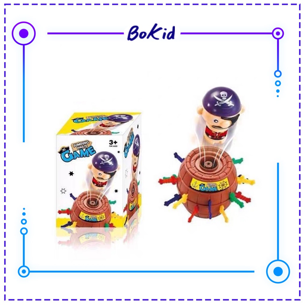 Đồ chơi trí tuệ - Đồ chơi đâm thùng bia hải tặc cho bé siêu hấp dẫn