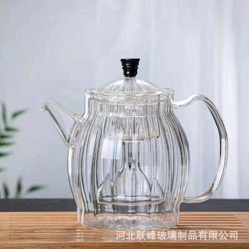 Ấm thuỷ tinh 2 lõi lọc 900ml