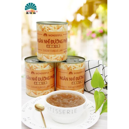 NGÂN NHĨ ĐƯỜNG PHÈN WONDERFUL ĐÓNG LON 850G