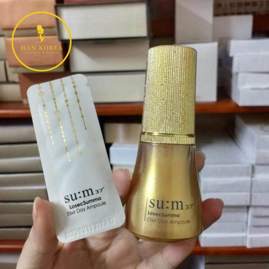 Tinh chất vàng SU:M37 ngày Losec Summa Elixir giảm mụn 1ml HÂN KOREA