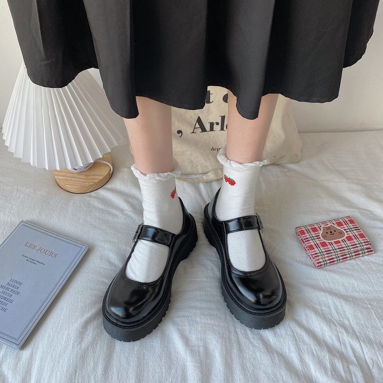 (CÓ SẴN + Video, Ảnh thật) Giày lolita vintage ulzzang Giày Oxford