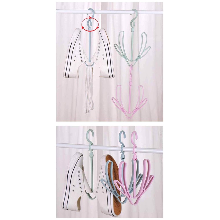 Móc Phơi Giày Đa Năng Xoay 360 Độ