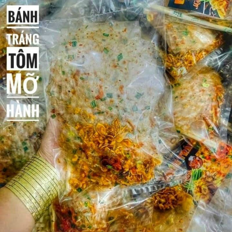 Bánh Tráng Tôm Mỡ Hành - 1 Bịch,  Hàng ngon nhà làm