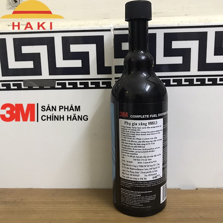 Dung dịch vệ sinh kim phun, buồng đốt động cơ ô tô, phụ gia xăng 3M chính hãng 08813 473ML