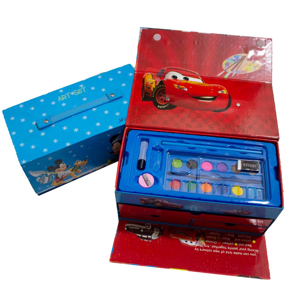 HỘP BÚT MÀU ĐA NĂNG- 54 Chi Tiết- Loại màu nước và màu sáp
