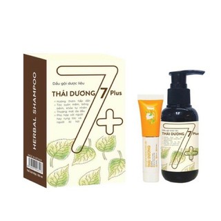 Dầu gội thảo dược thái dương 7 plus 100ml tặng kèm kem đánh răng thảo dược