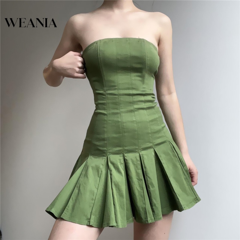 Đầm Dự Tiệc Trễ Vai Màu Trơn Thời Trang Dành Cho Nữ