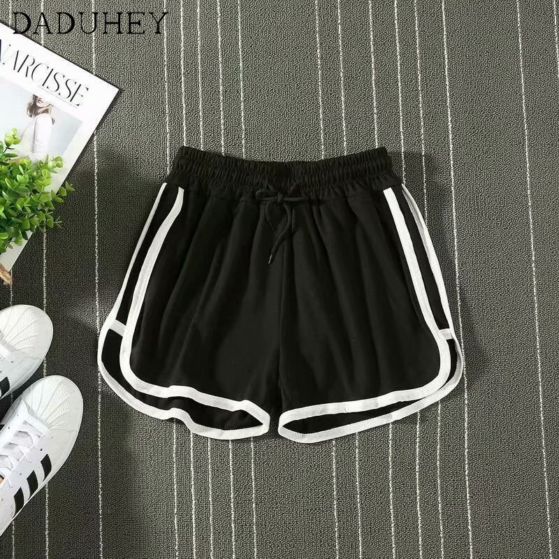 Daduhey Quần short thể thao mùa hè phong cách đơn giản quyến rũ dành cho nữ