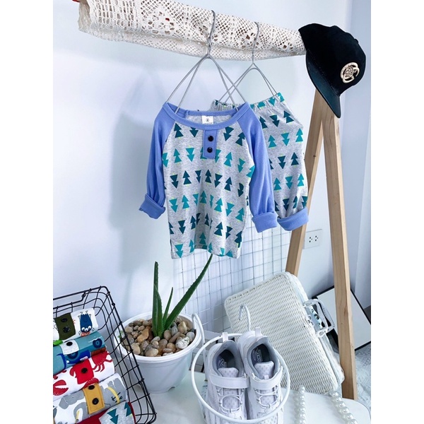 BỘ Dài Tay bé trai chất bozzip