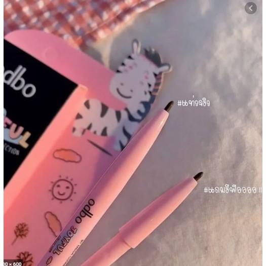 [TẶNG KÈM LÕI THAY THẾ] Chì Kẻ Mày 2 Đầu Odbo Joyful Collection Eyebrown Auto Pencil