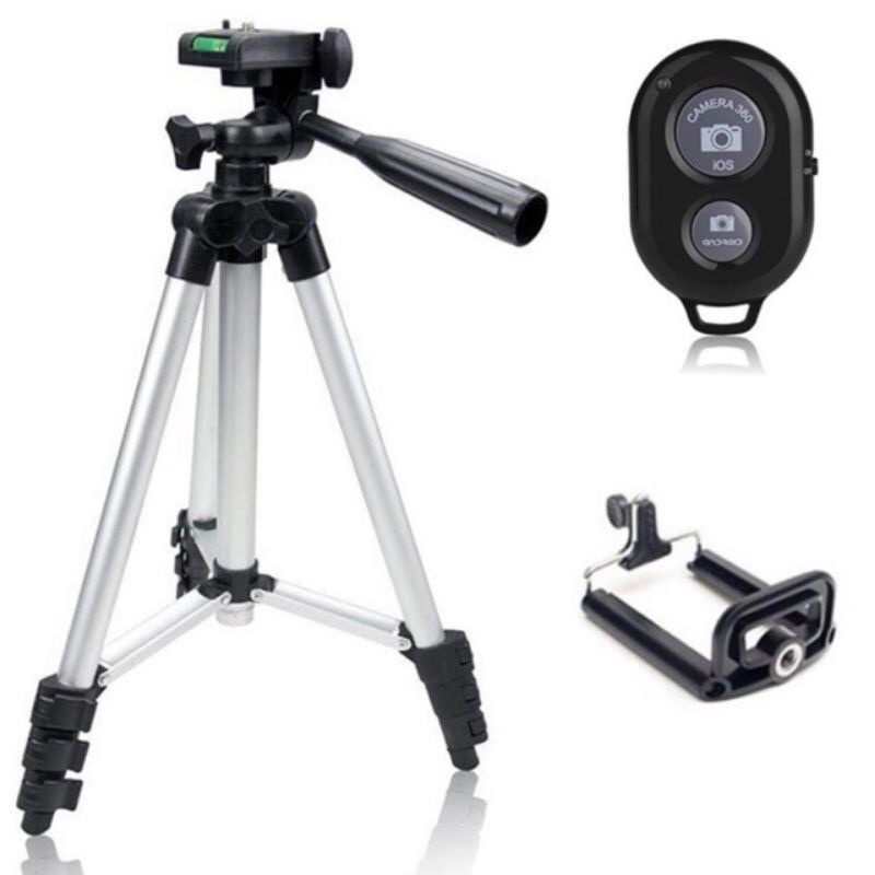 COMBO GẬY CHÂN MÁY TRIPOD WT 330A CAO 105CM CHUYÊN DỤNG CHO MÁY ẢNH MÁY ĐIỆN THOẠI LIVE STREAM