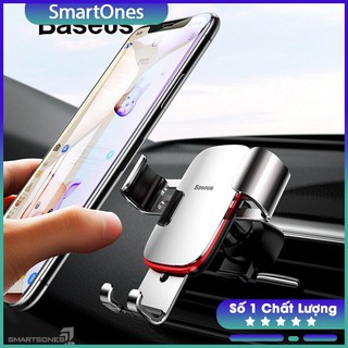 Bộ đế giữ điện thoại dùng cho xe hơi Baseus Metal Age Gravity thiết kế kim loại sang trọng