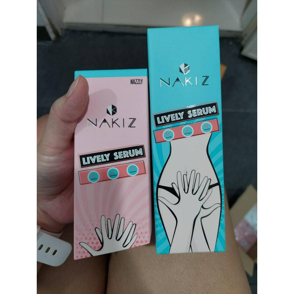 NAKIZ LIVELY SERUM - serum làm hồng vùng kín dành cho chị/em có mùi, ngứa, tiết dịch âm đạo.