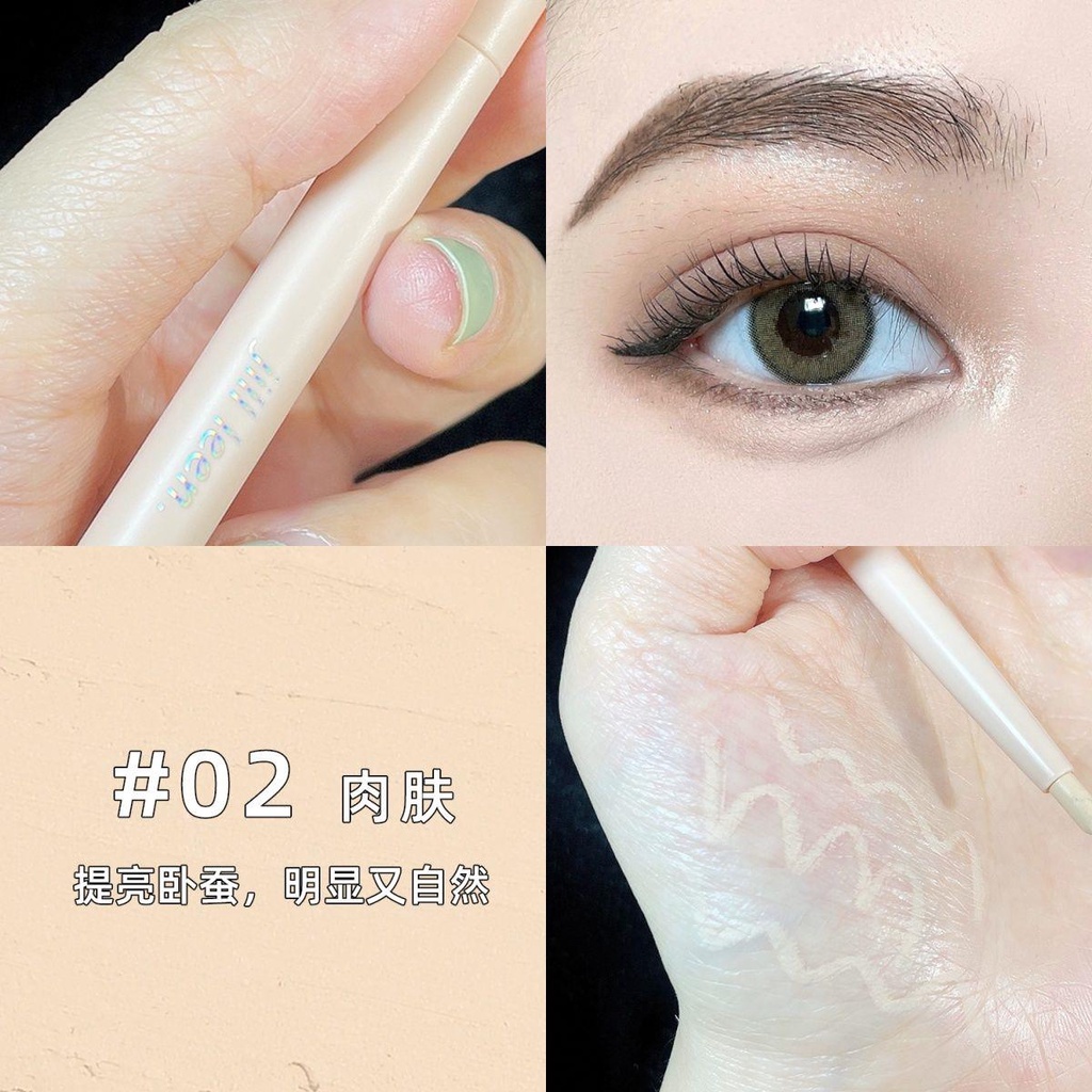 Bút Tơ Tằm Tằm Xanh Dương Làm Sáng Ba Chiều Kiểu Bút Tơ Tằm Chống Thấm Nước JILL LEEN