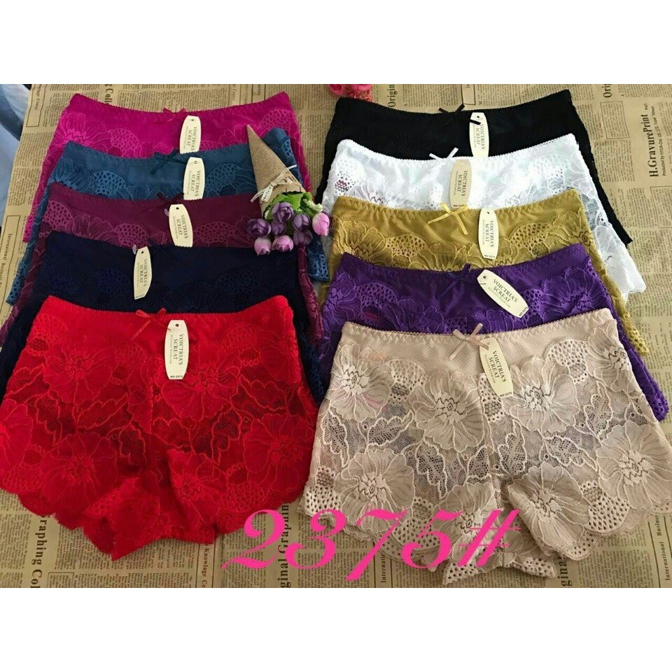 Combo 10 quần ren đùi cao cấp 2375
