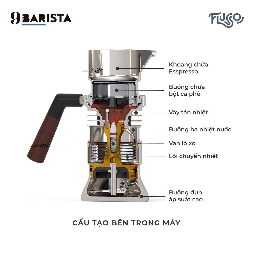 Ấm pha cà phê 9Barista