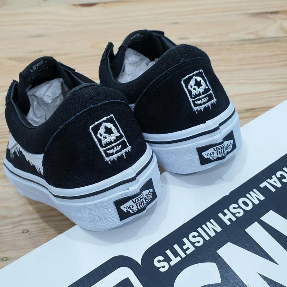 Giày Bata Trắng Đen Thời Trang Năng Động Promo Vans018