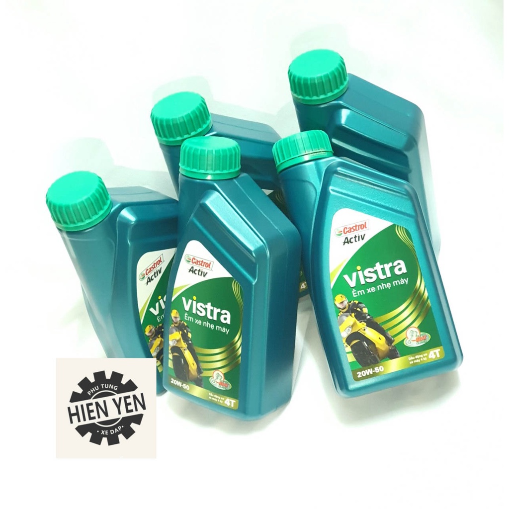 Dầu nhớt xe số cao cấp CASTROL ACTIV VISTRA 200W-50