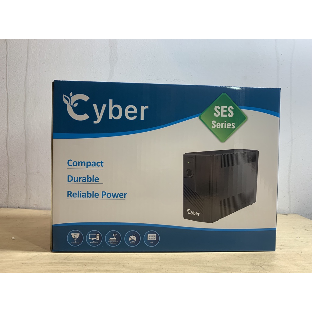 Bộ lưu điện 1000VA, UPS Line InterActive Cyber SES1000 chuyên dùng cho máy tính để bàn