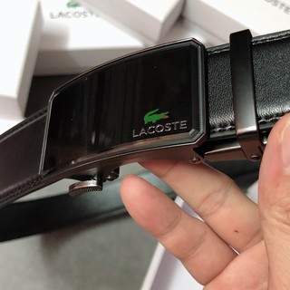 Nịt Lacoste gương vạt góc - NN198