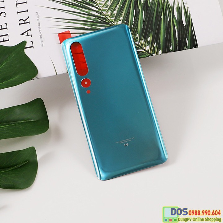 Kính lưng xiaomi mi10 chính hãng, nắp đậy pin xiaomi mi 10 giá rẻ