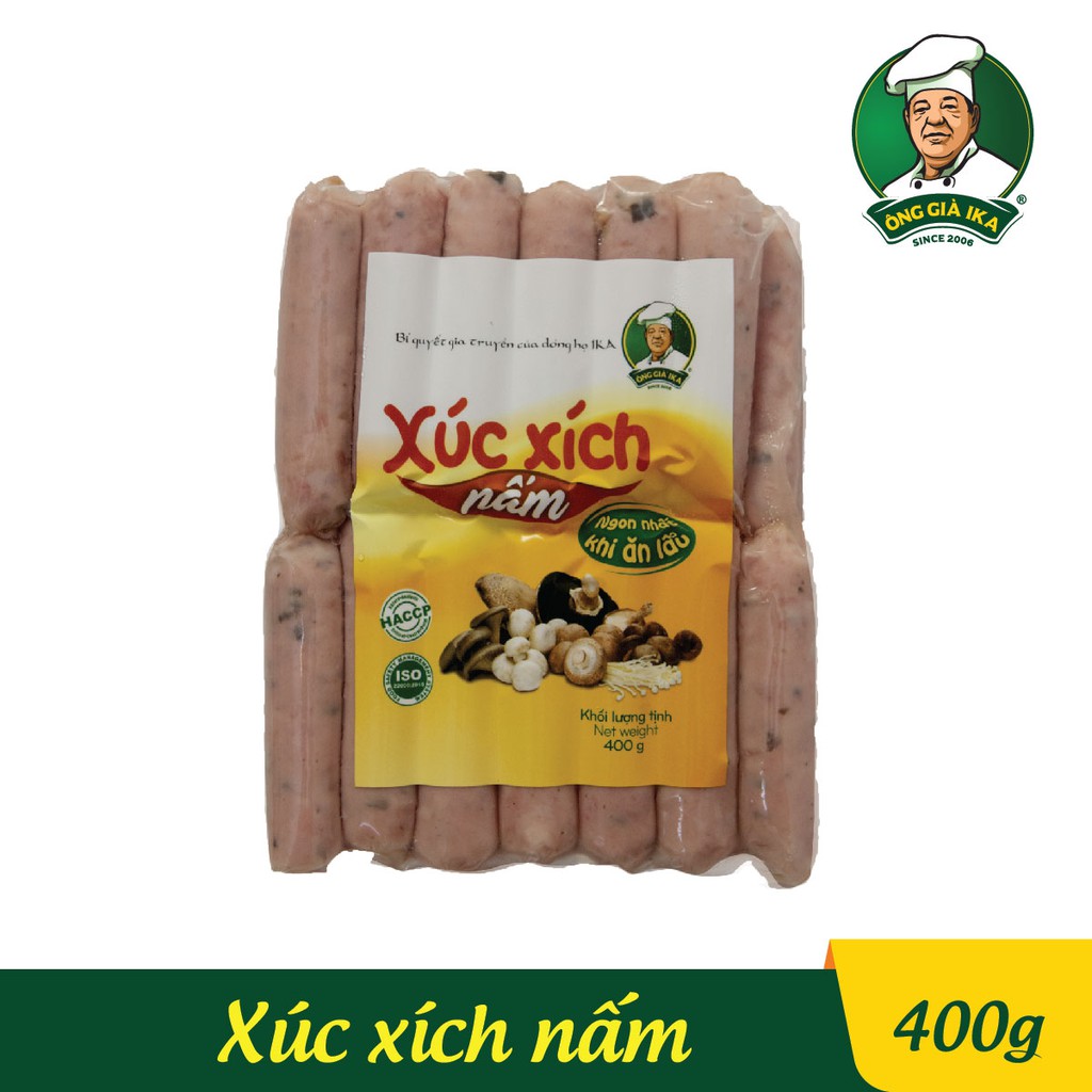 Xúc xích Nấm 400g Ông già Ika