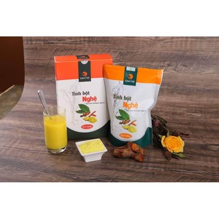 (tặng son 150k) TINH BỘT NGHỆ ĐỎ QUÊ VIỆT 500g hàng chính hãng