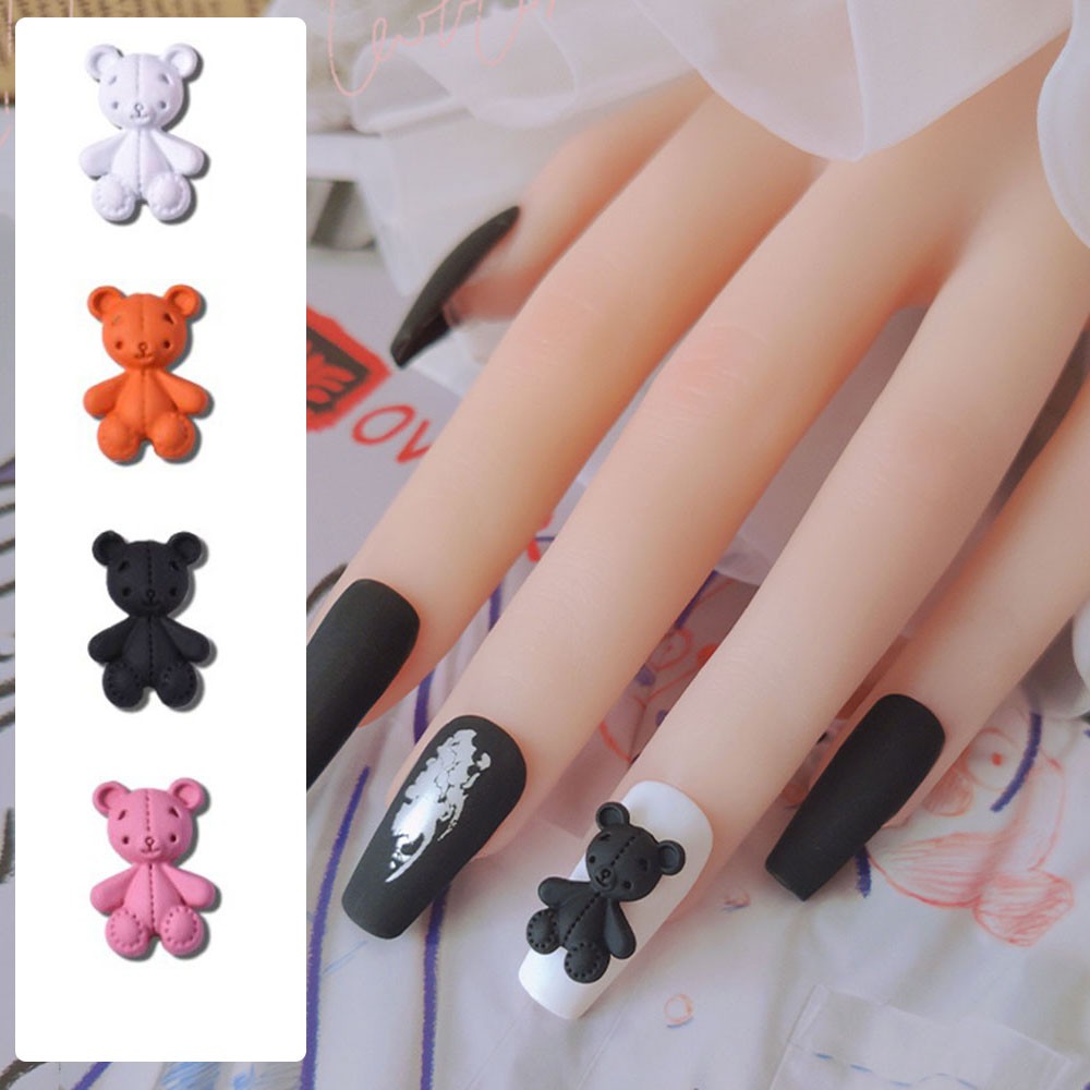 (Hàng Mới Về) Phụ Kiện Trang Trí Móng Tay 3D Phong Cách Nhật Bản Xinh Xắn