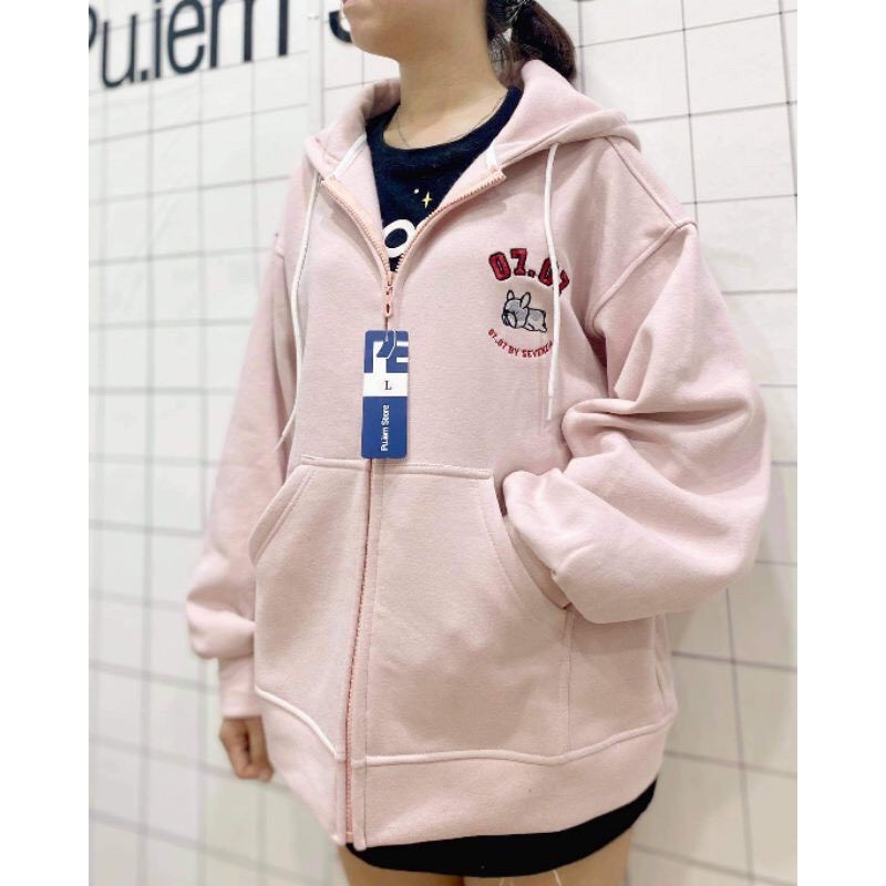 Áo Khoác Hoodie Chống Nắng Dành cho nam và nữ LOKI SHOP  In Hình PUPPY Có 6 Màu, unisex nỉ ngoại form rộng ulzzang