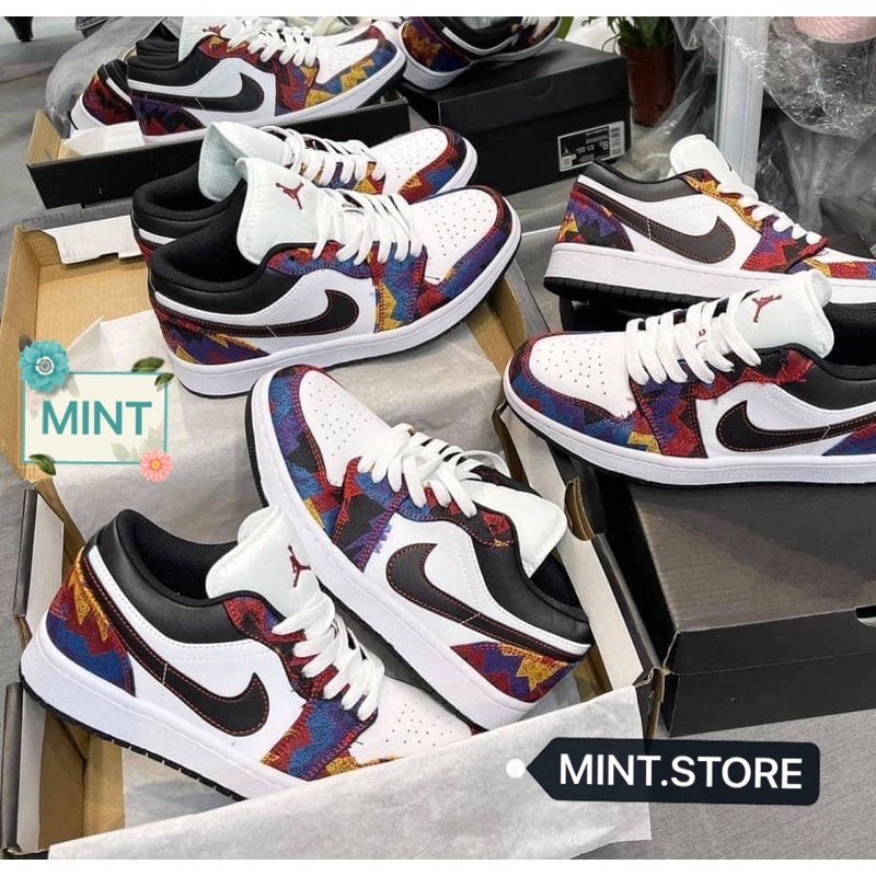 [MINTSTORE] Giày Sneaker Thổ Cẩm thấp cổ