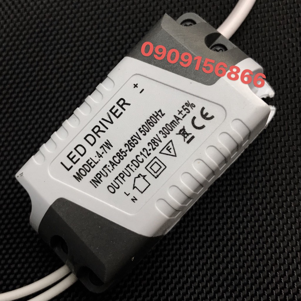 Chấn lưu 4 - 7w ( led driver)