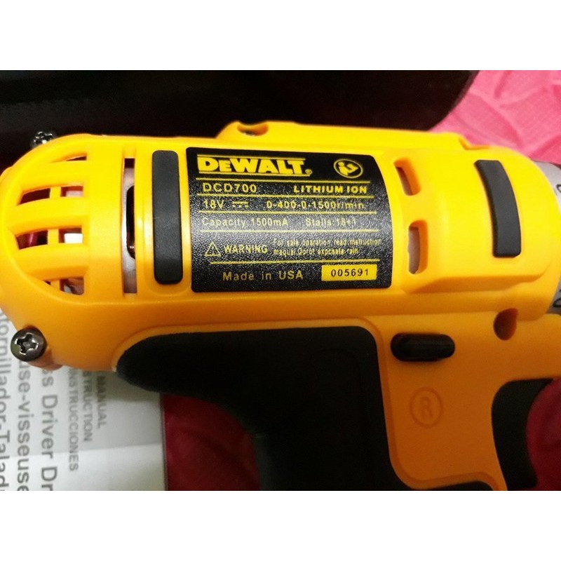 MÁY KHOAN DEWALT 18V- 1 PIN- GIÁ HỦY DIỆT