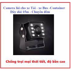 Camera lùi xe tải 8 đèn Led hỗ trợ quay đêm kèm dầy AV15m | BigBuy360 - bigbuy360.vn