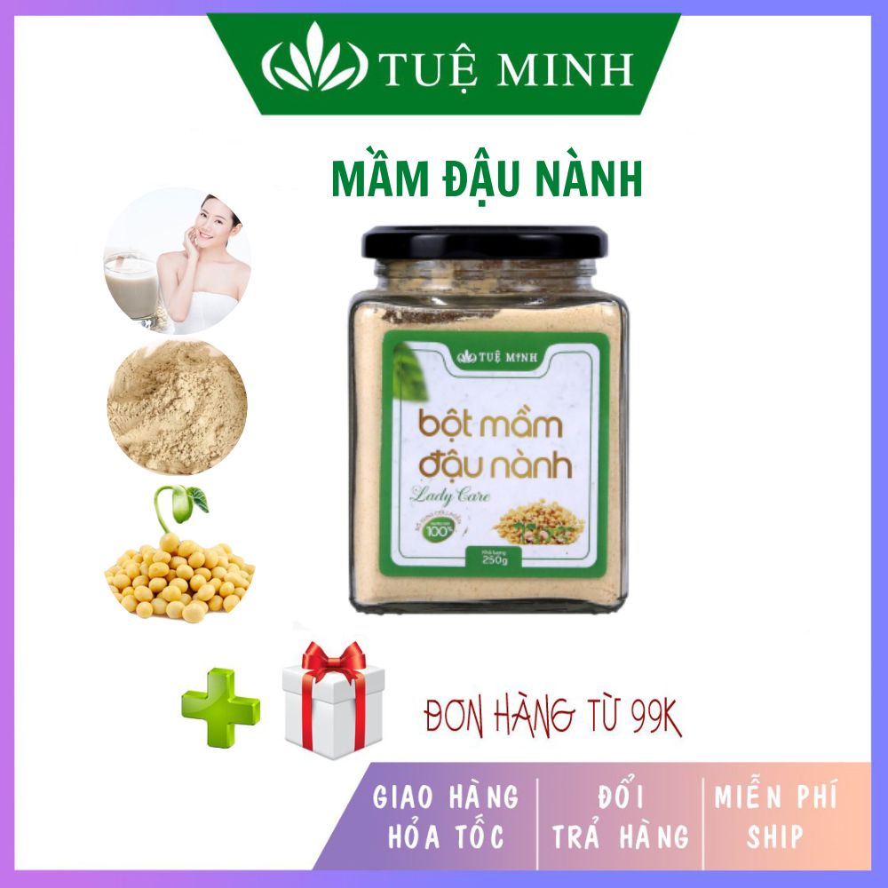 Mầm đậu nành TUỆ MINH lọ 100 gram giúp giảm cân tự nhiên,đẹp da