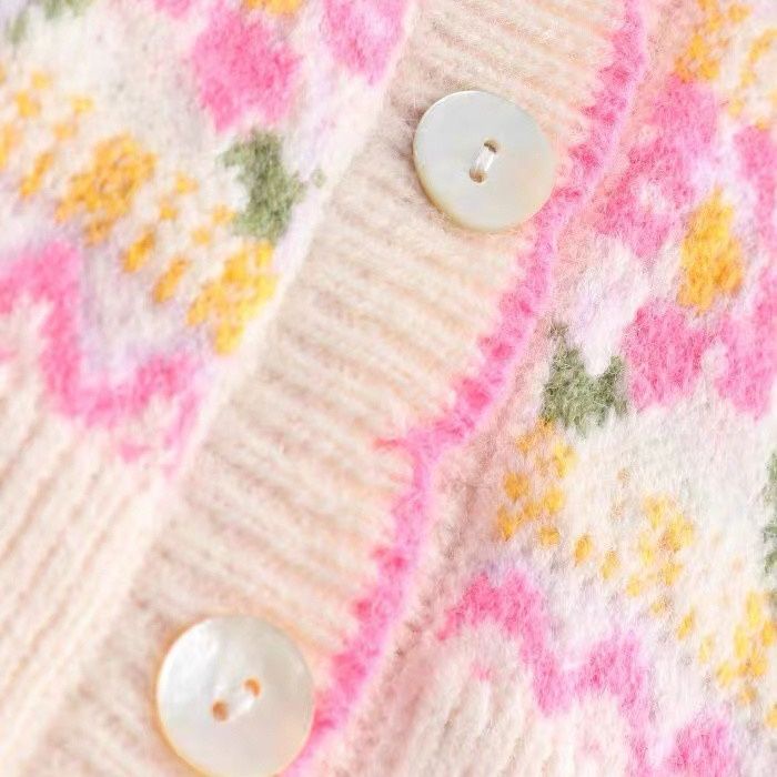 Áo Cardigan Dệt Kim Cổ Chữ v Thời Trang Mùa Thu 2022 Cho Nữ