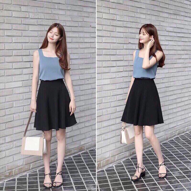 [FREE SHIP - Ảnh thật] Chân váy dạ xoè siêu đẹp