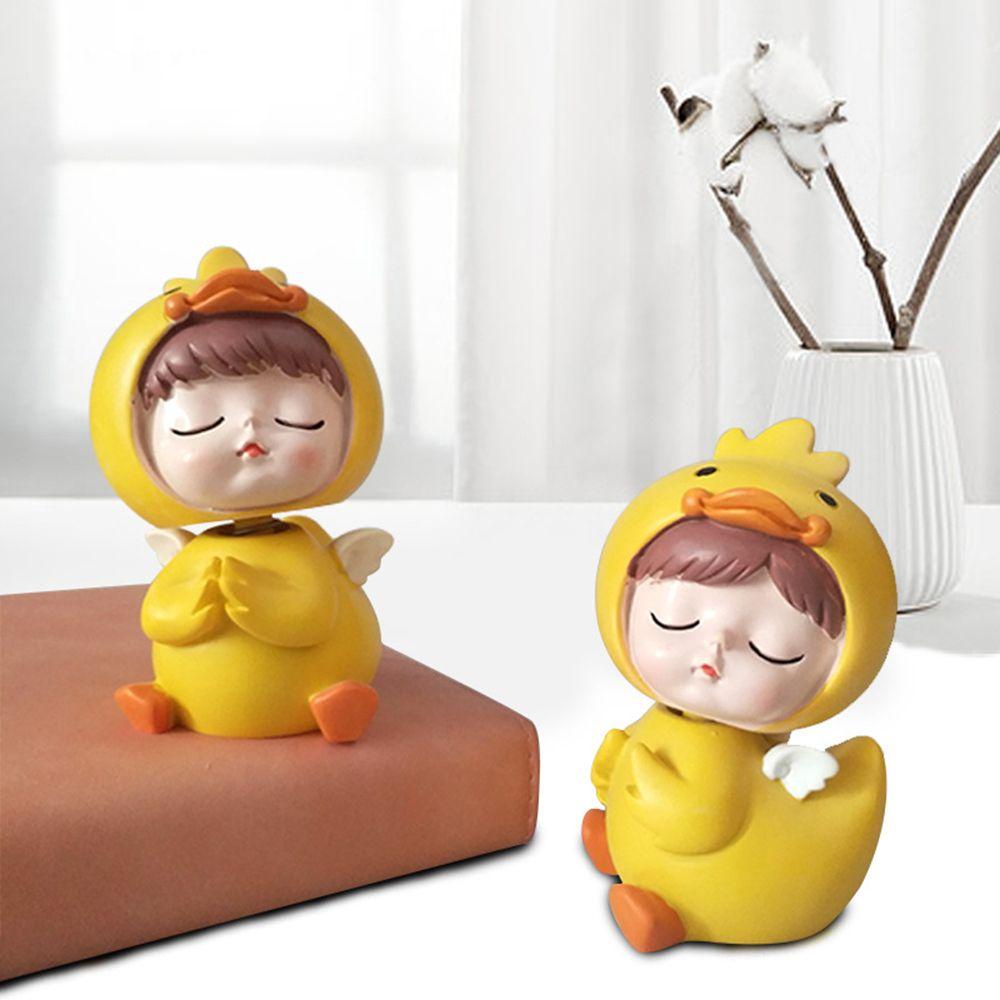 Mô Hình Vịt WTTLE Bằng Nhựa Resin Trang Trí Nhà Cửa / Văn Phòng
