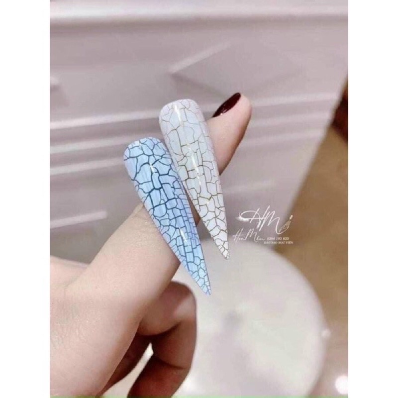 Sơn gel nứt đen trắng siêu HOT