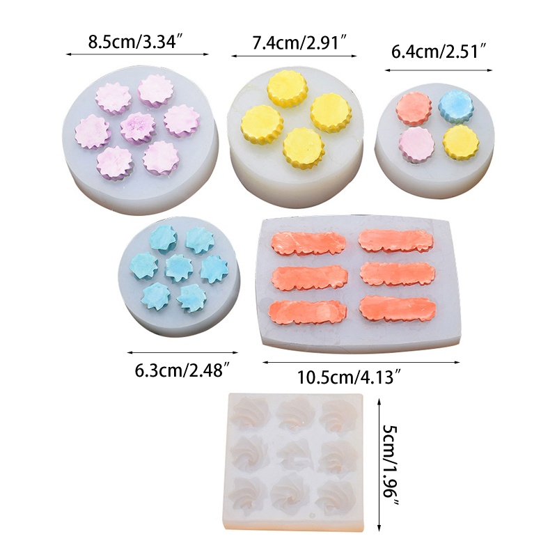 Khuôn Cắt Bánh Quy Hình Viên Kẹo 3D Dễ Thương