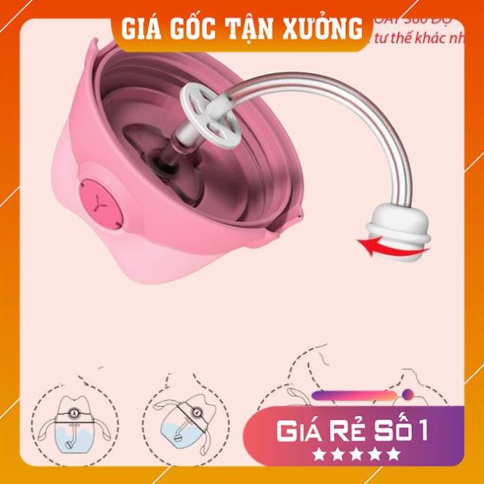 Bình Tập Uống Cho Bé FREESHIP Bình Nước Chống Sặc Có Van Cao Cấp Nhật Bản Tritan 300ml, Nhiều Màu Sắc