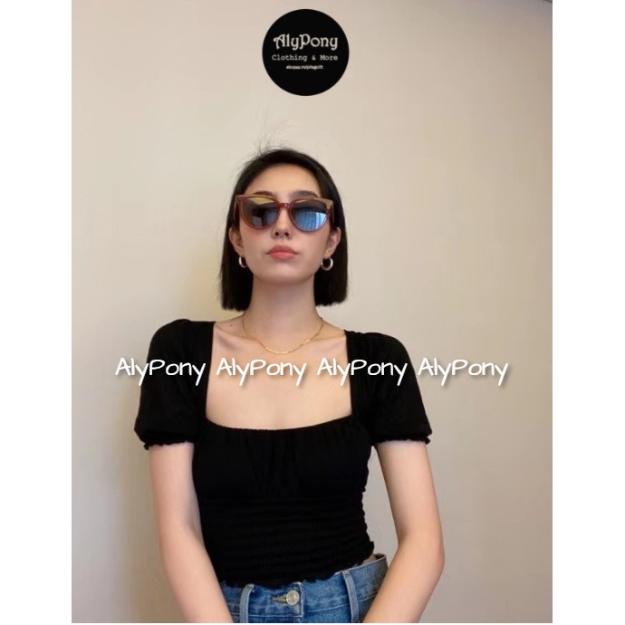 Kính Mát Nam Nữ Gọng Tròn Bản To Loại Tốt Chống UV Mẫu Mới Hàn Quốc AlyPony 2021