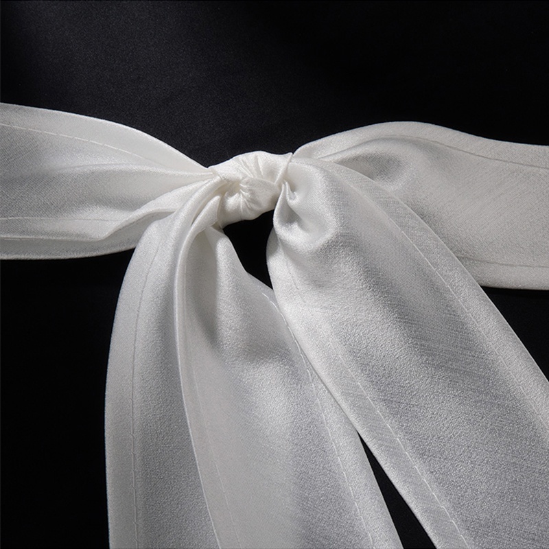 Pháp cổ điển đơn giản màu trắng nơ lớn kẹp tóc nữ phụ kiện tóc cô dâu